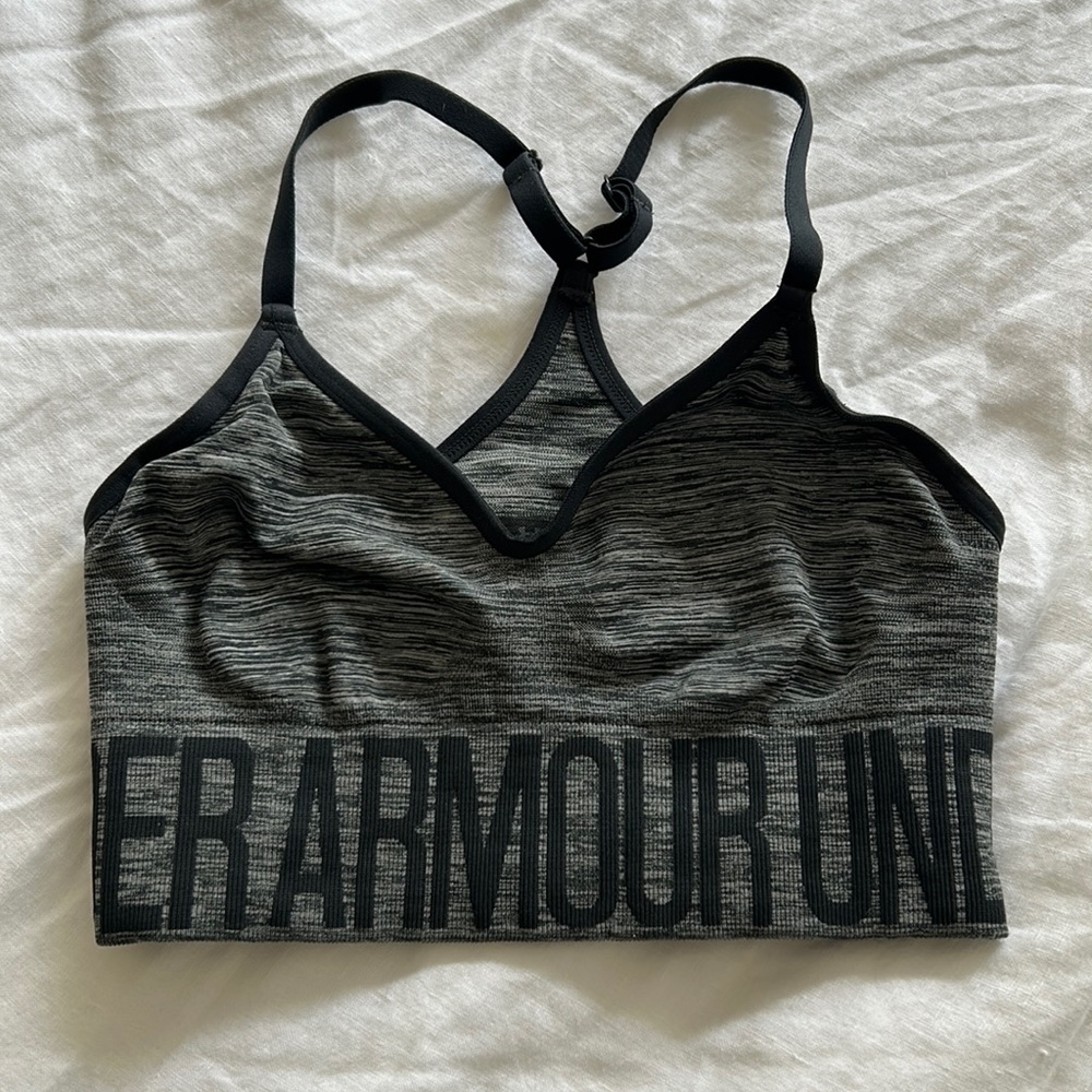 Under Armour grey sports bra